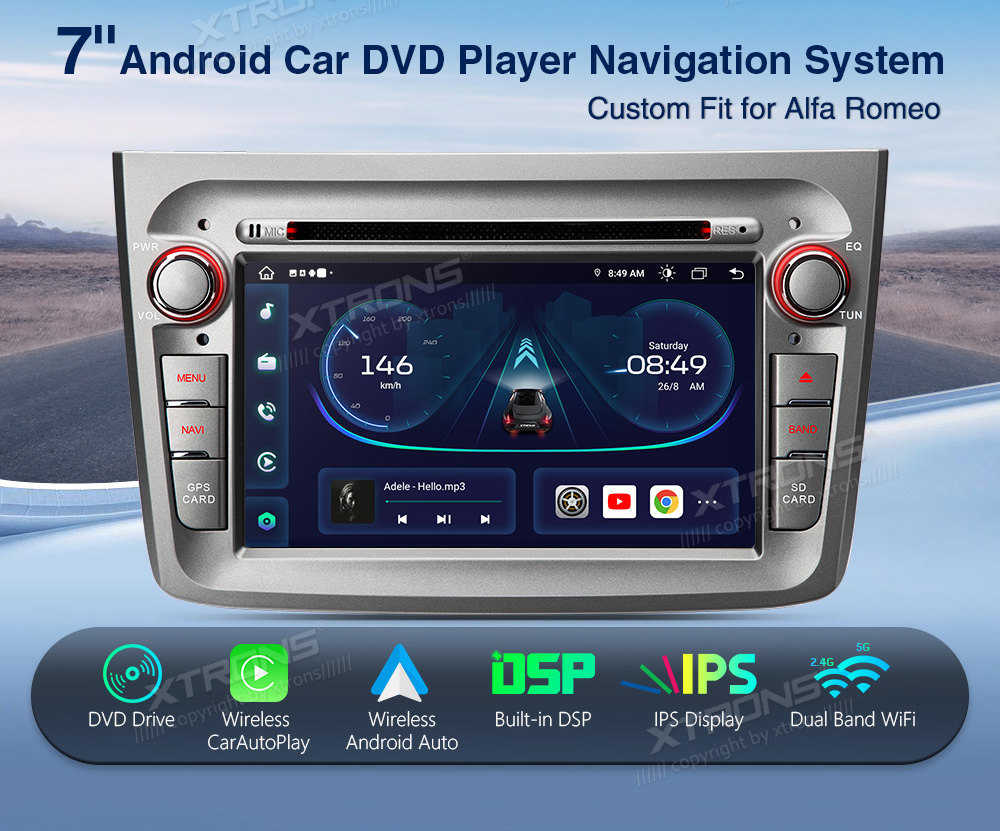 XTRONS IE72MTAG Mudelikohane android multimeediakeskus gps naviraadio